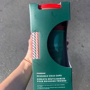 Starbucks Holiday 2019 Reusable Cold Cups NWT